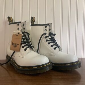 Matte White Dr. Martens